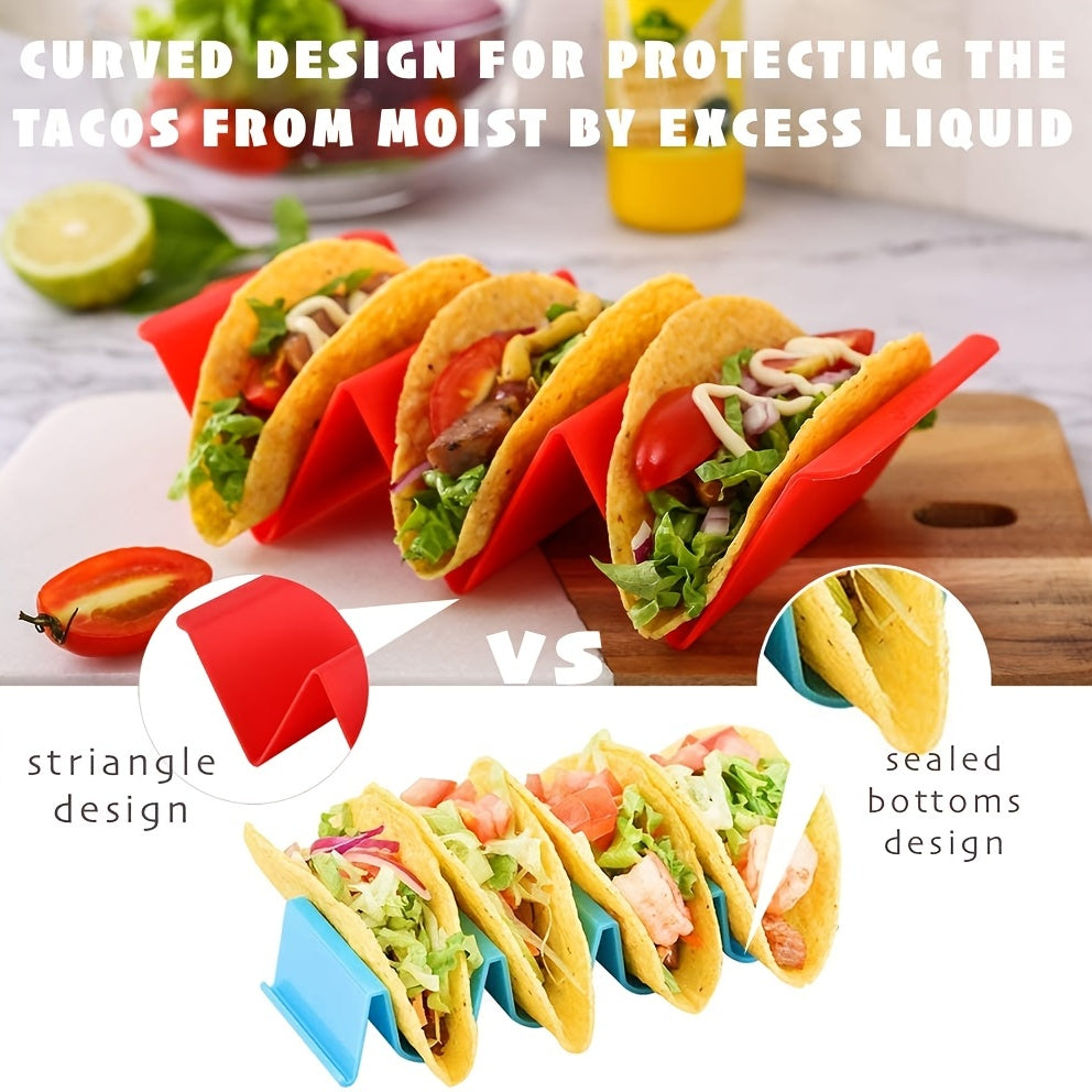 1pc/6pcs Colorful Taco Holder Stands
