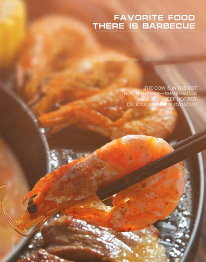 Electric BBQ Grill Hot Pot