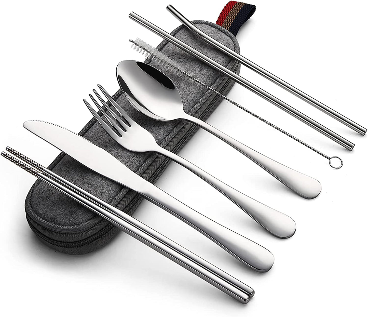 8pc set Portable Utensils flatware set