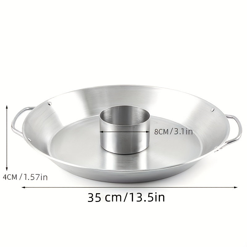 1pc Dishwasher Safe Round Roasting Pan