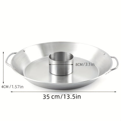 1pc Dishwasher Safe Round Roasting Pan