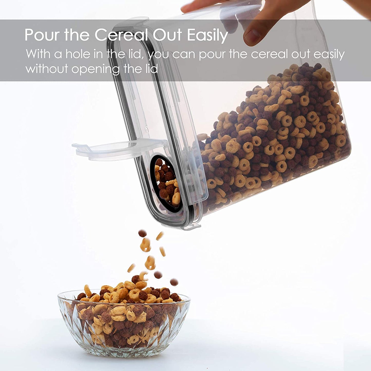 Set of 2/4 Cereal Storage Containers