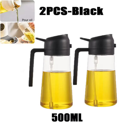2in1 500ml Plastic Spray Oil Sprayer Bottle