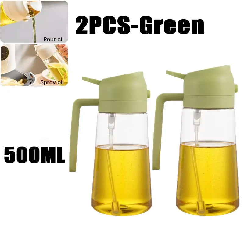 2in1 500ml Plastic Spray Oil Sprayer Bottle