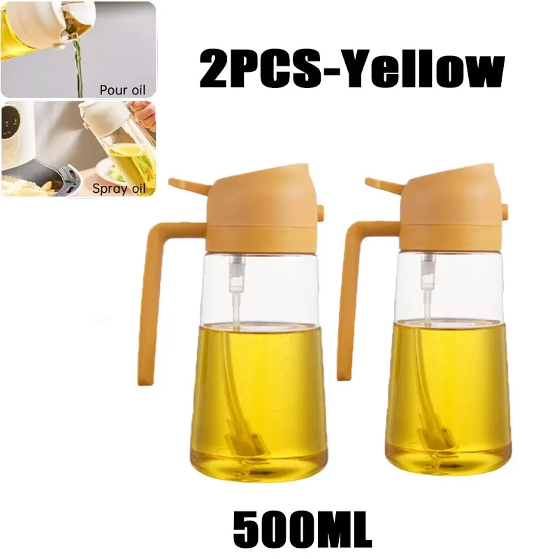 2in1 500ml Plastic Spray Oil Sprayer Bottle