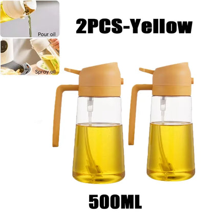 2in1 500ml Plastic Spray Oil Sprayer Bottle