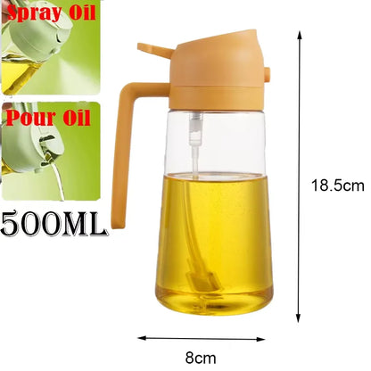 2in1 500ml Plastic Spray Oil Sprayer Bottle