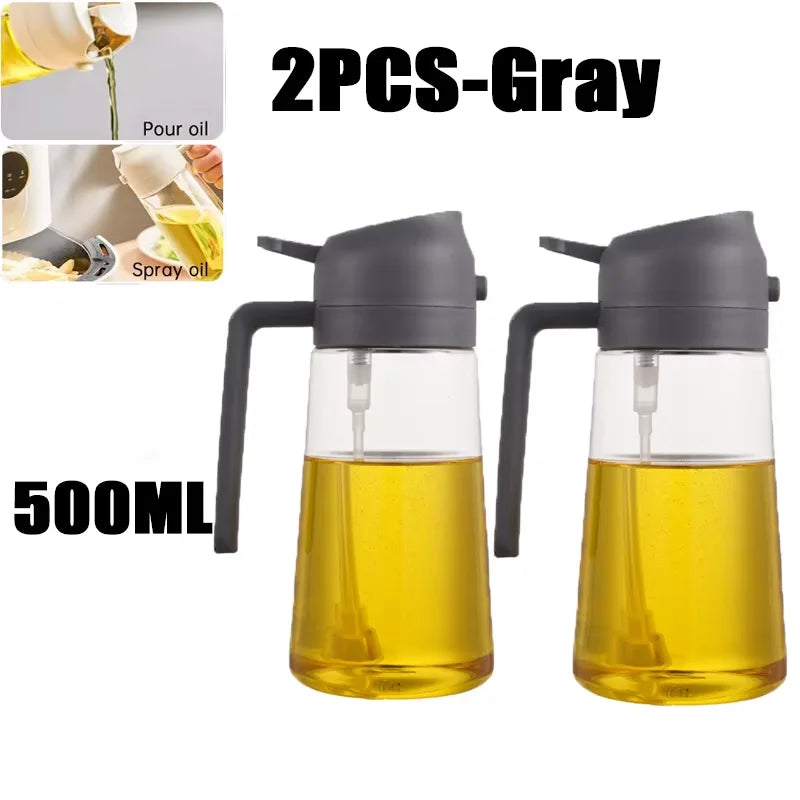 2in1 500ml Plastic Spray Oil Sprayer Bottle