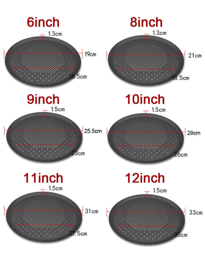 Pizza Pan Perforated Aluminium