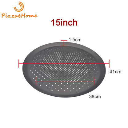 Pizza Pan Perforated Aluminium