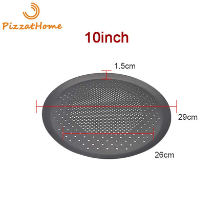 Pizza Pan Perforated Aluminium
