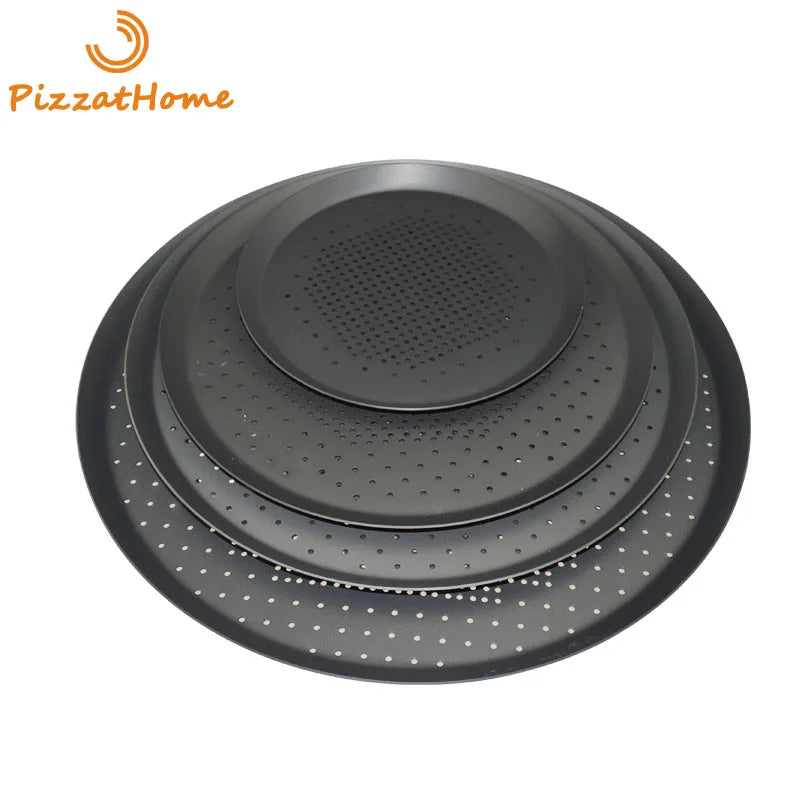 Pizza Pan Perforated Aluminium