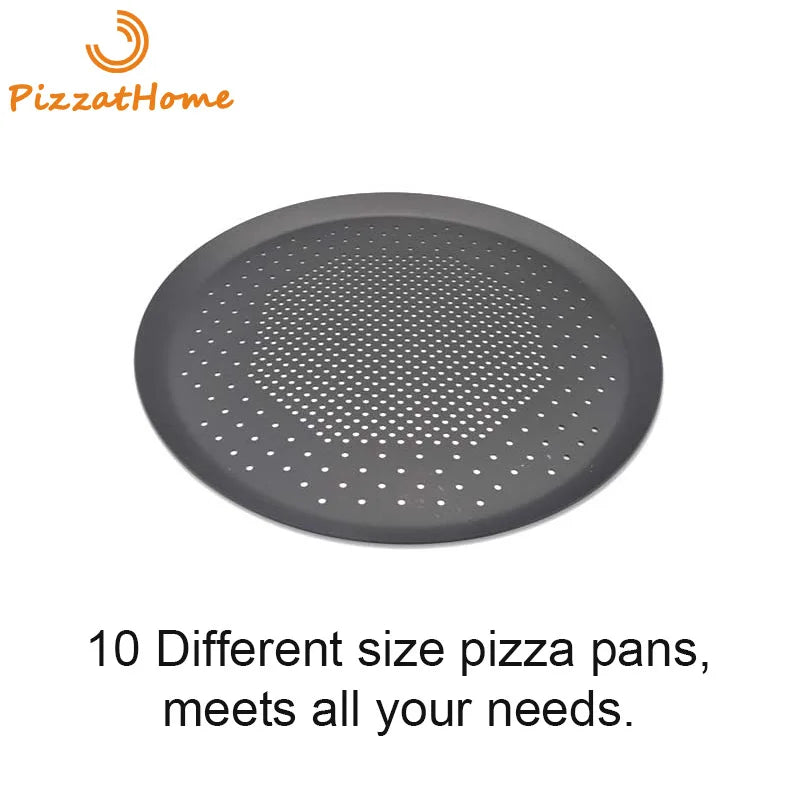 Pizza Pan Perforated Aluminium