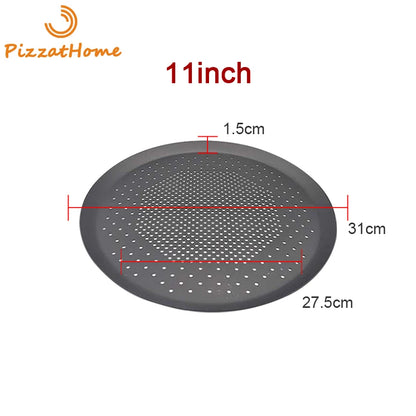 Pizza Pan Perforated Aluminium