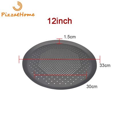 Pizza Pan Perforated Aluminium