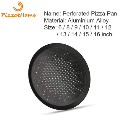 Pizza Pan Perforated Aluminium