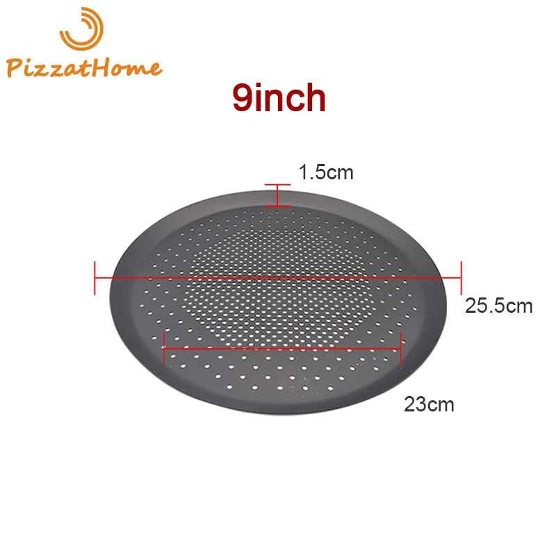 Pizza Pan Perforated Aluminium
