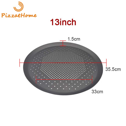 Pizza Pan Perforated Aluminium