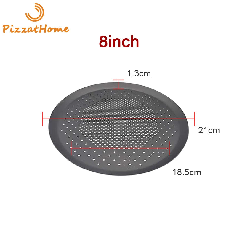 Pizza Pan Perforated Aluminium