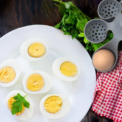 4/6 Holds Silicone Egg Boiler Rack Freestanding