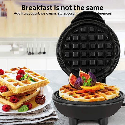 350W Mini Waffle Maker Electric Breakfast Maker