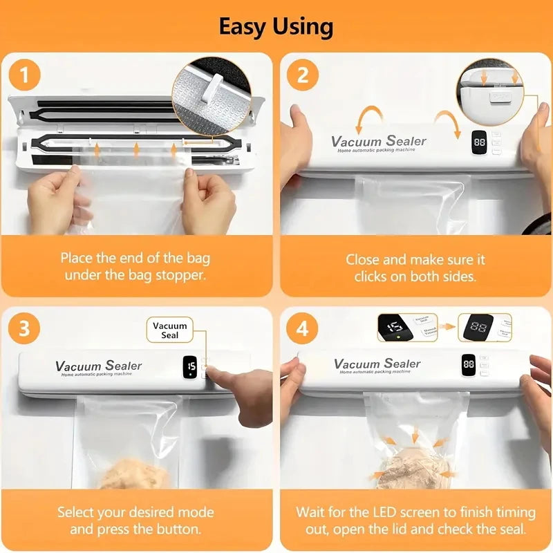 3-in-1 Automatic Vacuum Sealer Machine