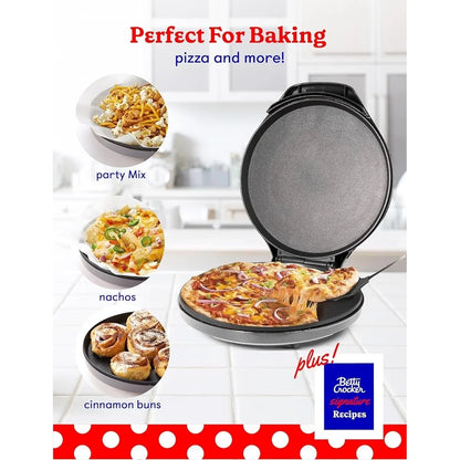 Electric Pizza Maker Nonstick Indoor Grill