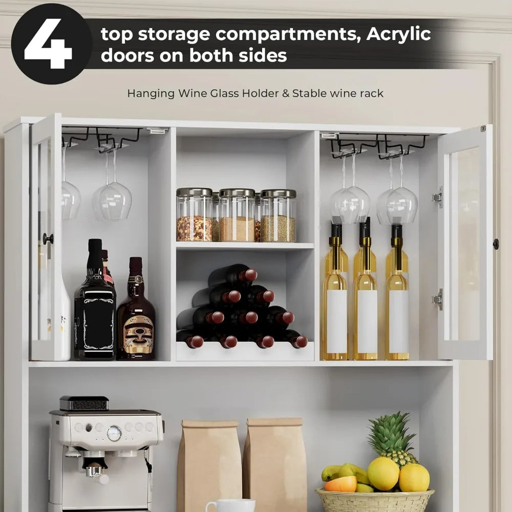 Tall Kitchen Pantry Storage Cabinet