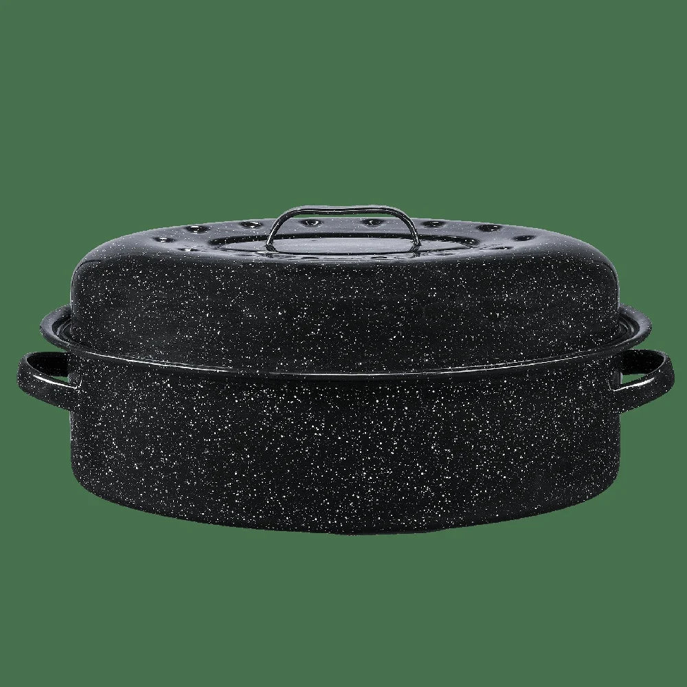 Nonstick Covered Oval Roaster 18 inch