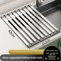 stainless steel kitchen sink drain rack