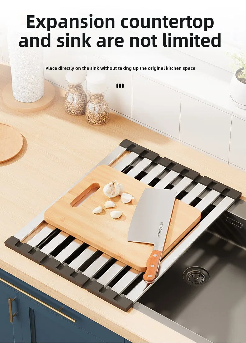 stainless steel kitchen sink drain rack