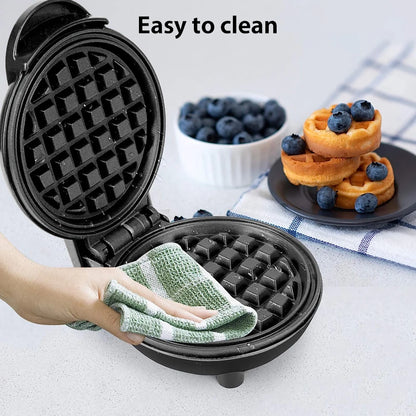 350W Mini Waffle Maker Electric Breakfast Maker