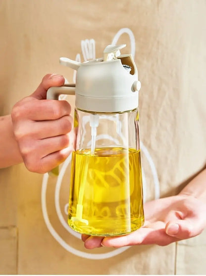 2in1 500ml Plastic Spray Oil Sprayer Bottle