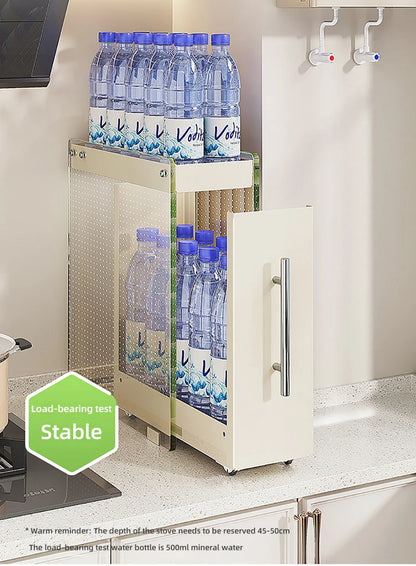 Kitchen Pull-out Spice Storage Rack