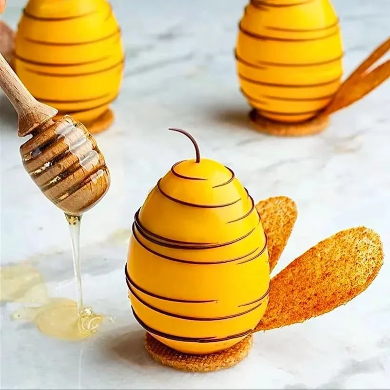 6-Hole Creative Egg-Shaped Mousse Silicone