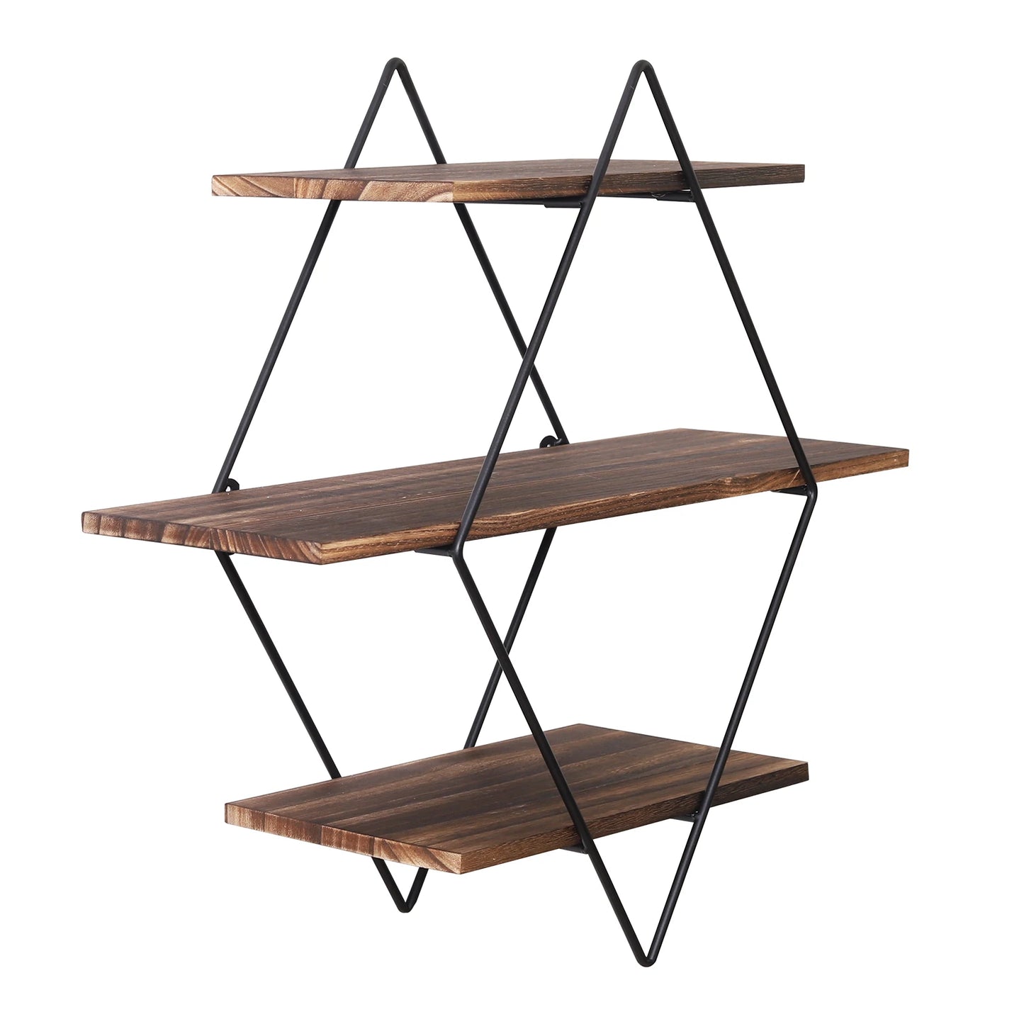 Wall Mounted Wooden Floating Shelves Decorative Kitchen Wall Display Shelf