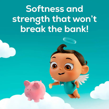 Soft Toilet Paper, 4/8/16/48 Mega Rolls