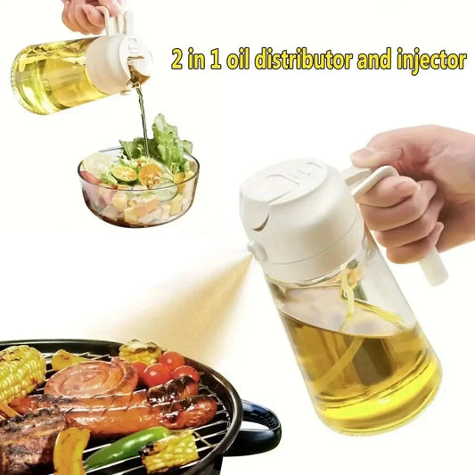 2in1 500ml Plastic Spray Oil Sprayer Bottle
