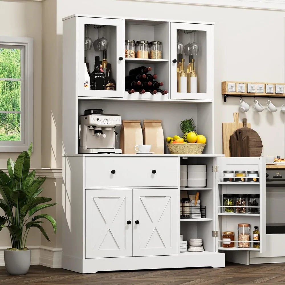 Tall Kitchen Pantry Storage Cabinet