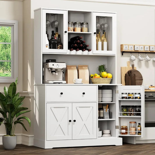 Tall Kitchen Pantry Storage Cabinet