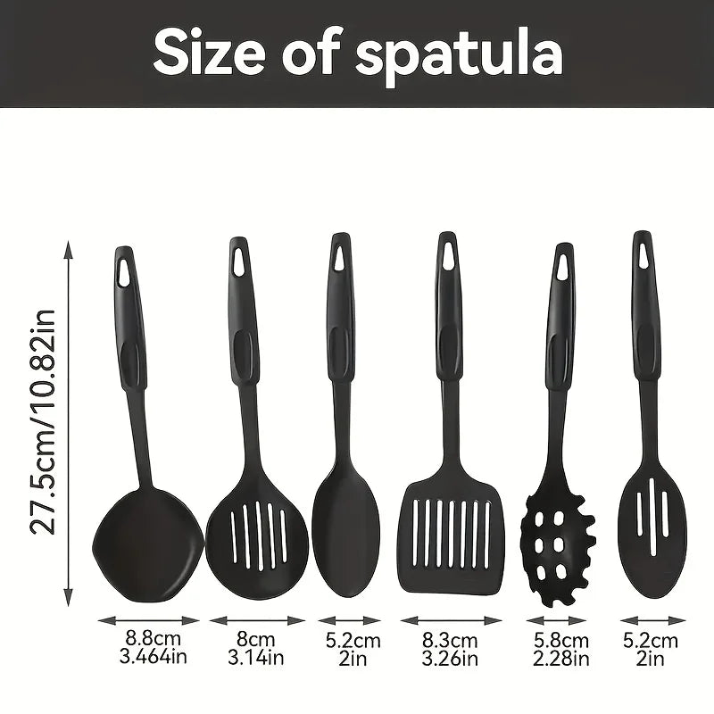 13-Piece Nonstick Cookware Set Black -