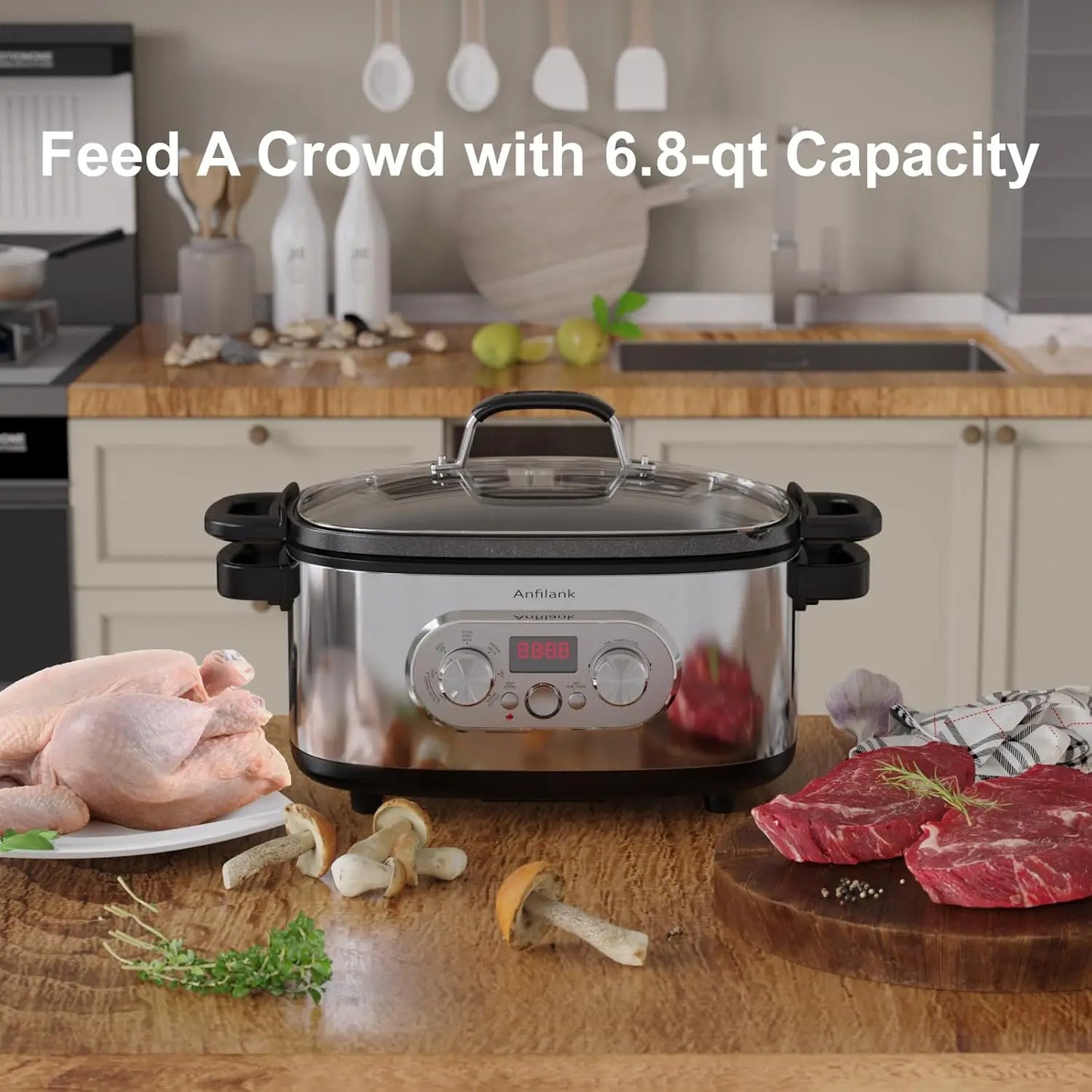 10-in-1 Programmable Slow Cooker