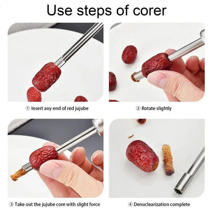 Stainless Steel Fruit Corer Apple Seed Remover