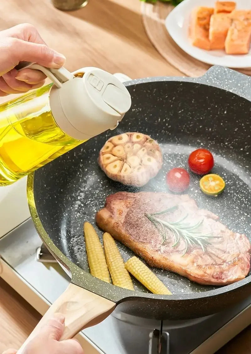 2in1 500ml Plastic Spray Oil Sprayer Bottle