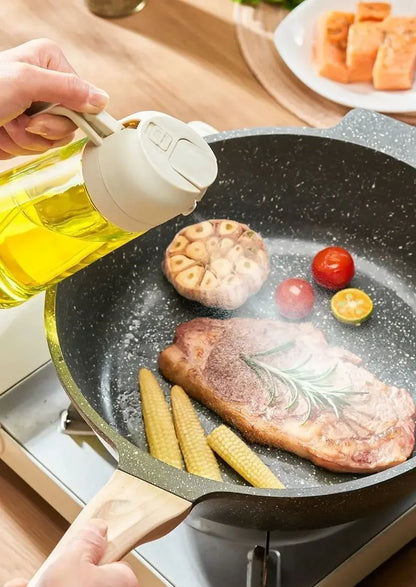 2in1 500ml Plastic Spray Oil Sprayer Bottle