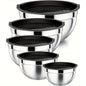5-Piece Stainless Steel Nesting Mixing Bowl Set