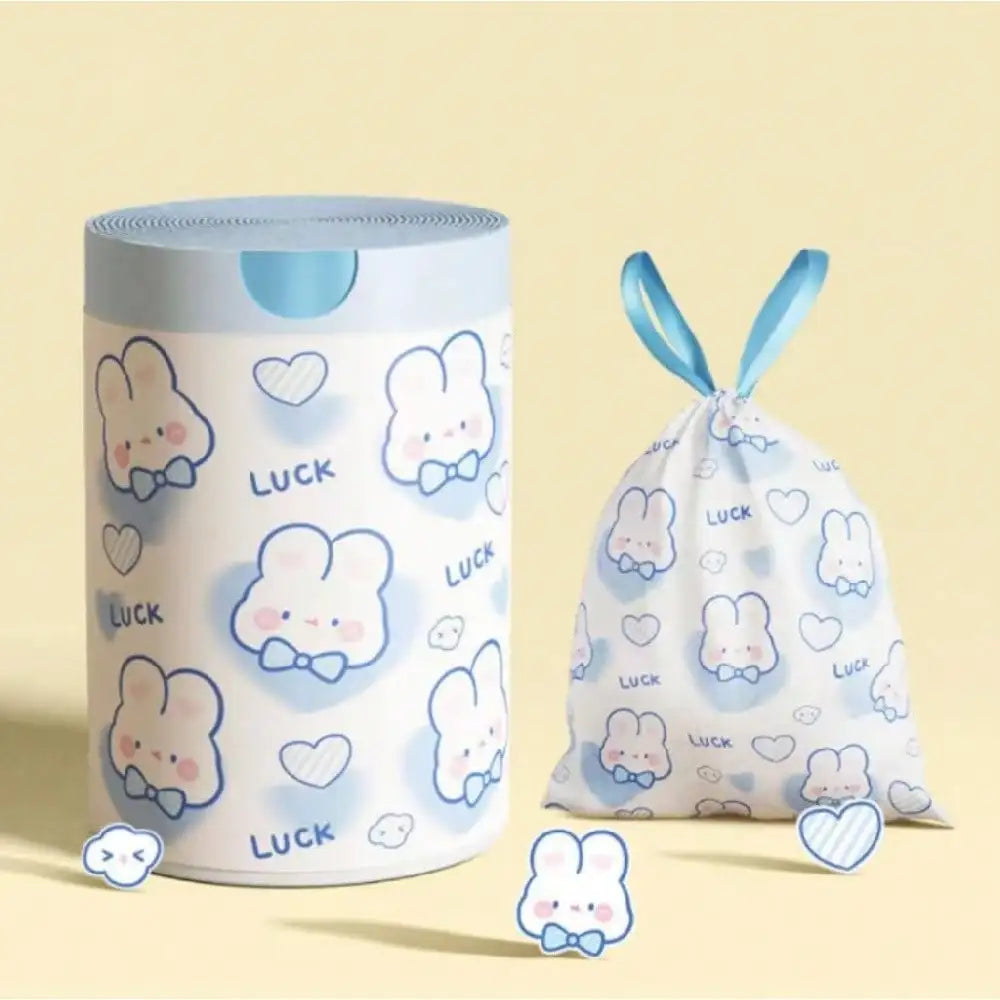 100PCS Cartoon Drawstring Trash Bags