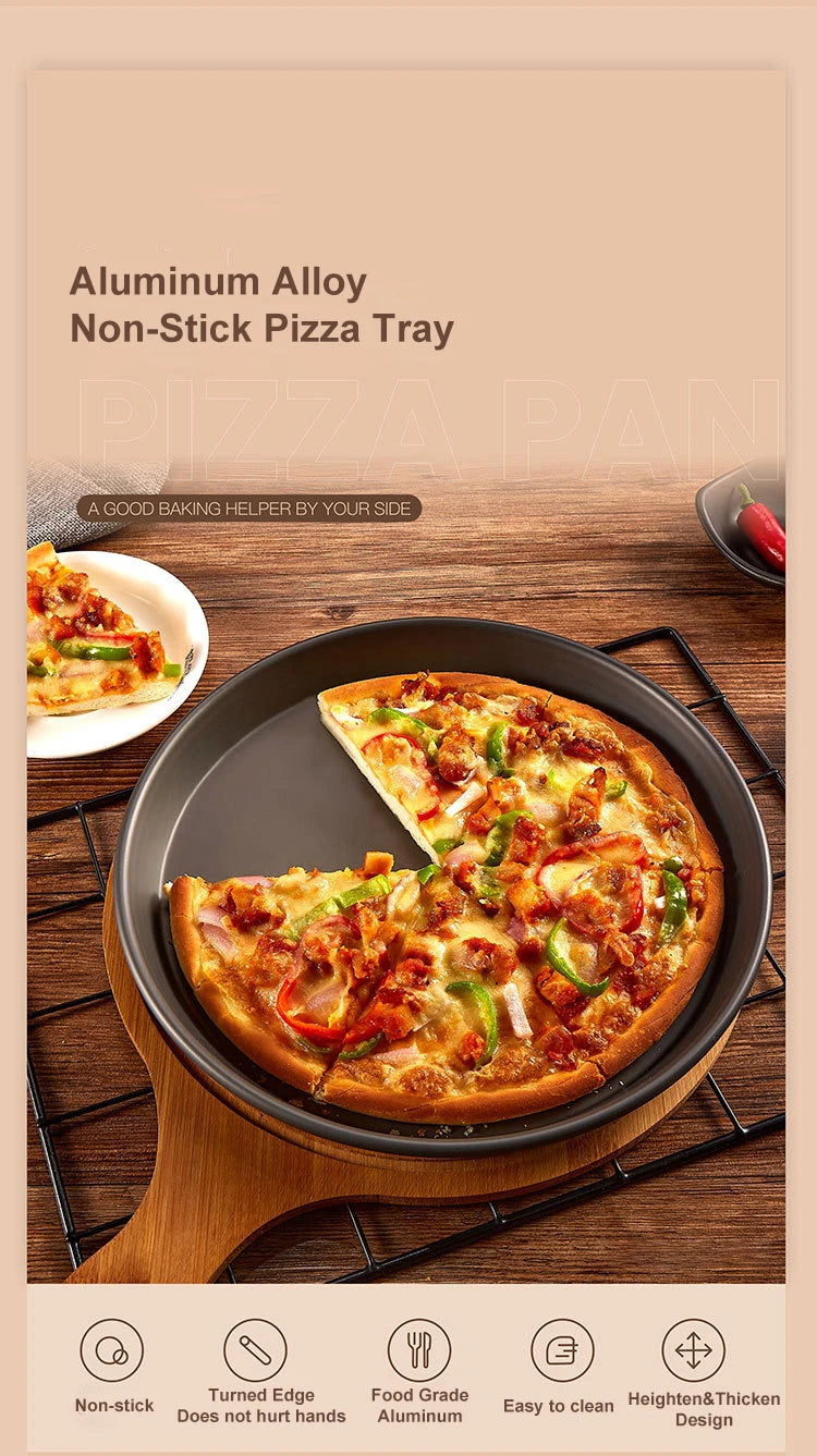 12 inches Pizza Pan Aluminium  Non-stick