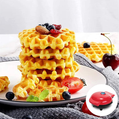 350W Mini Waffle Maker Electric Breakfast Maker