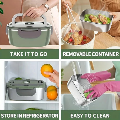 Electric Lunch Box Food Warmer Portable